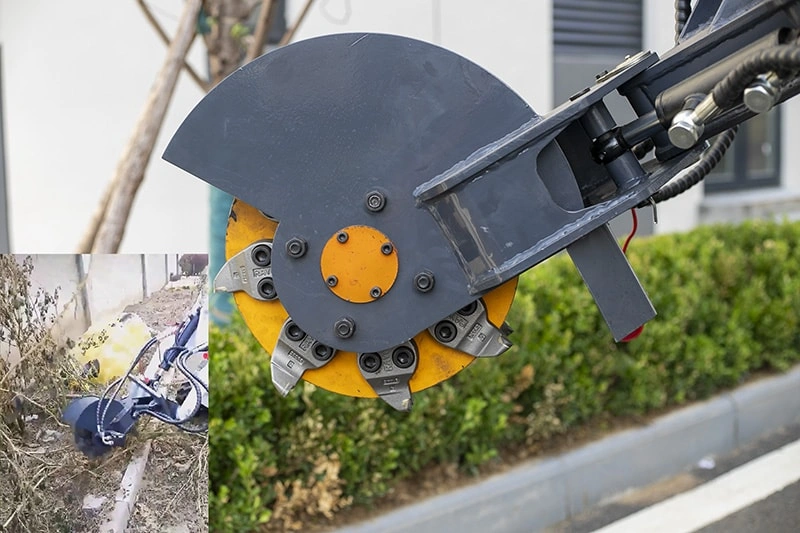 Bodenzerreißer fuer die Entfernung von Wurzelaufbaus