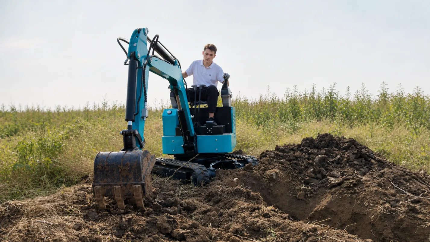Mini Excavator 17 Series — Series Small Excavators - Waste Land Excavation