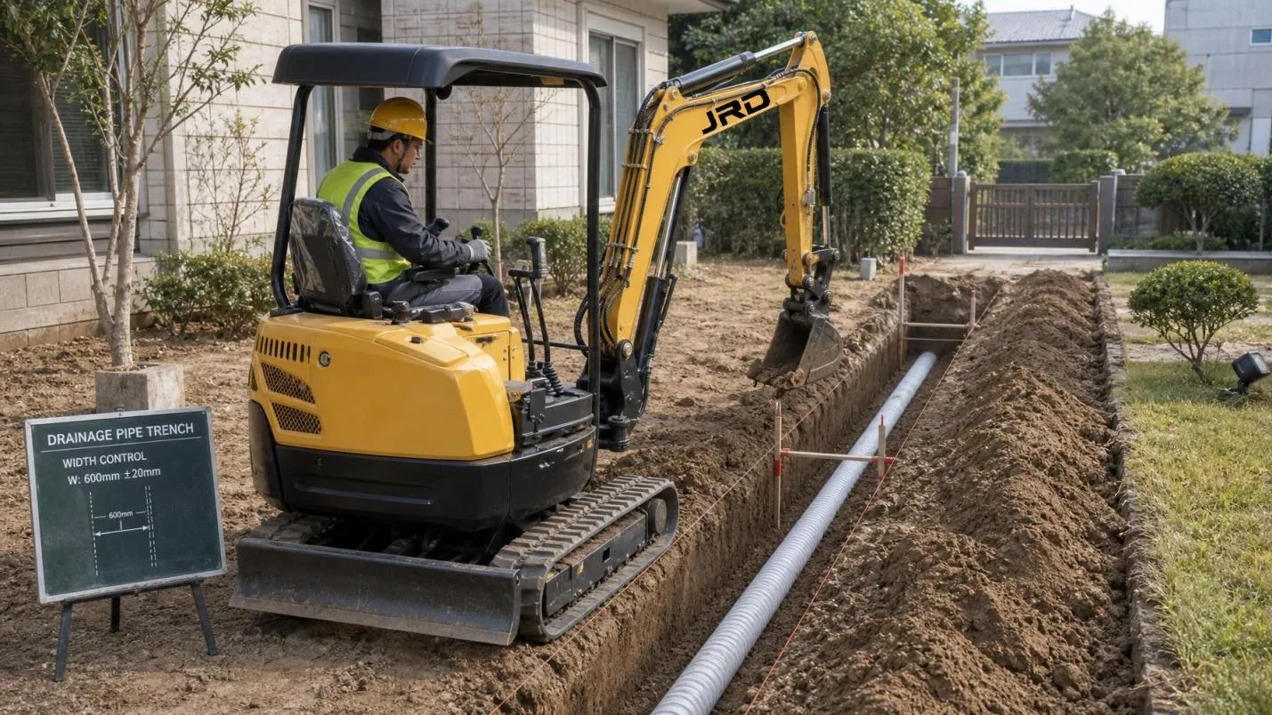 Mini Excavator for Pipeline and Cable Laying — Trench Precision That Pays
