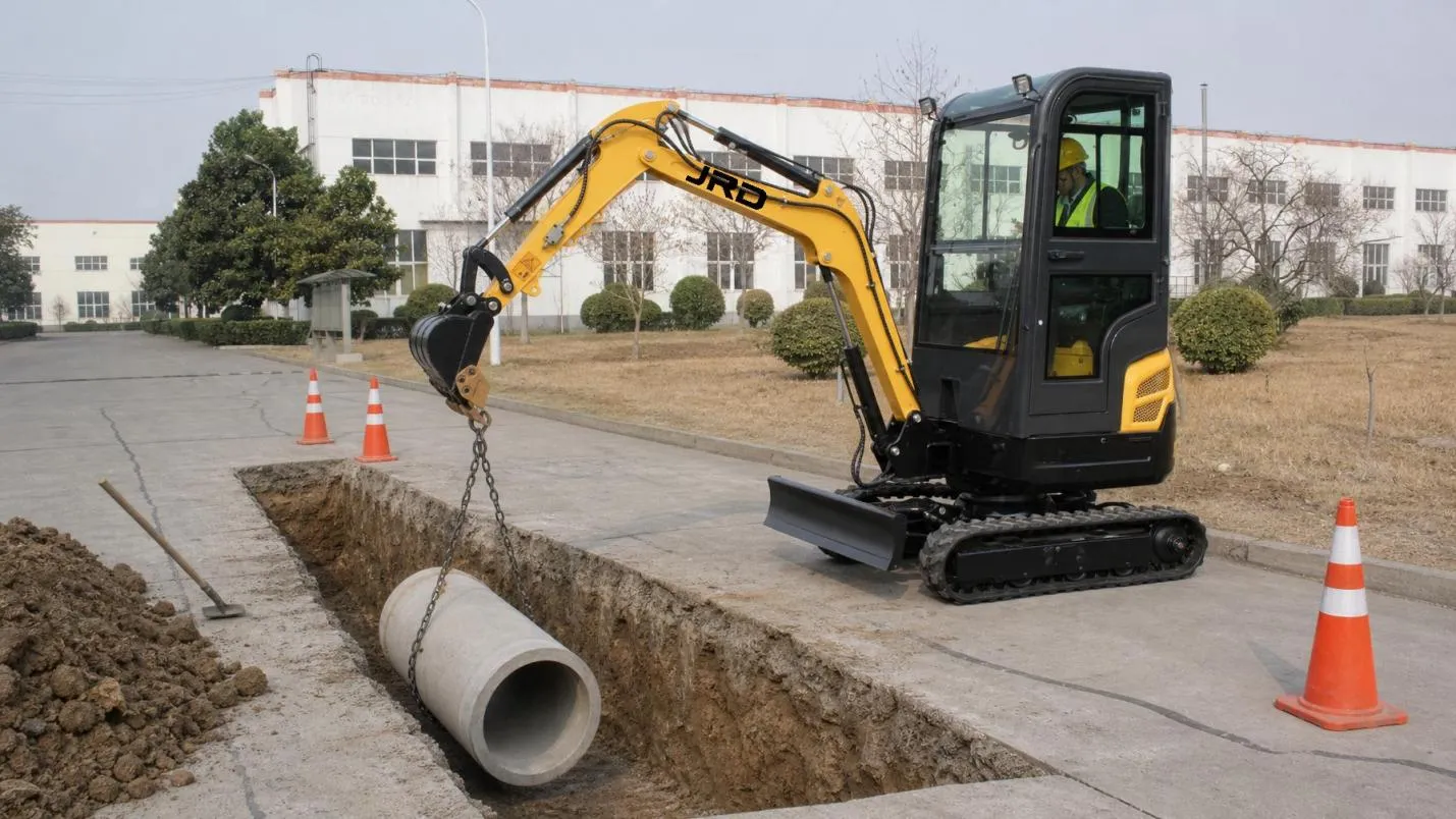 Mini Excavator for Pipeline and Cable Laying — Trench Precision That Pays - detail image 2