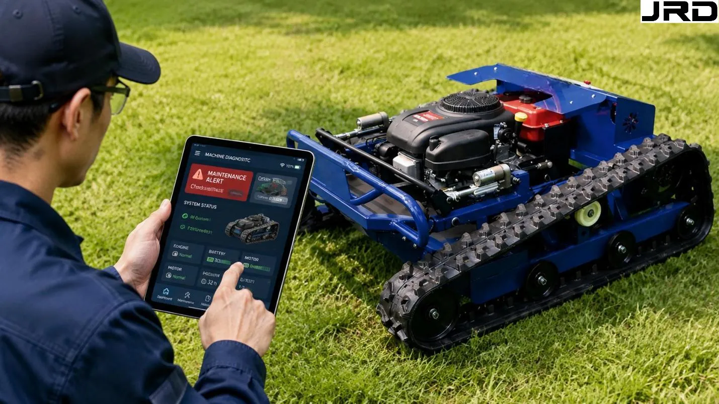 RC Mower Fleet Management Telematics, Utilisation and Service Control
