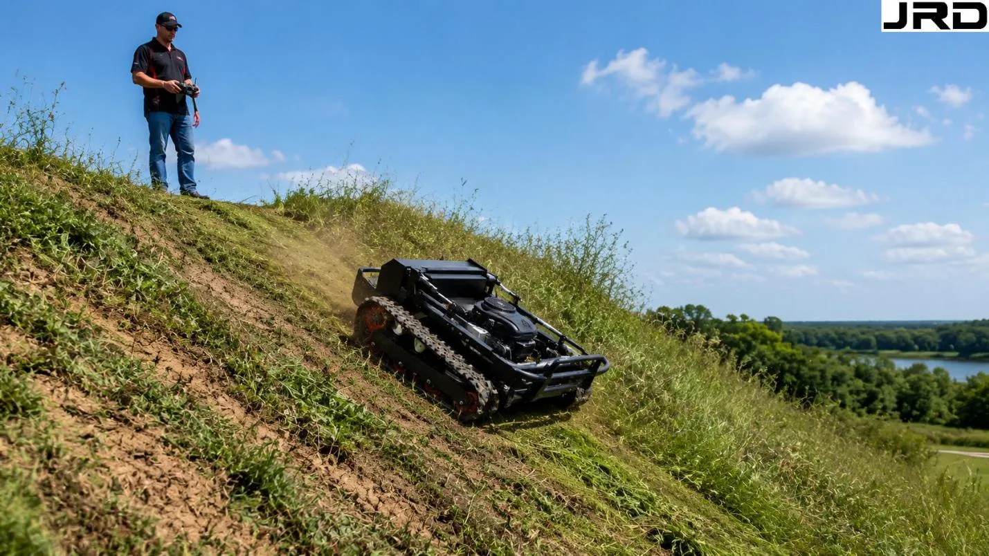 Extreme Slope Mowing with RC Mowers Ratings, Technique and Limits - detail image 2